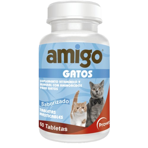 AMIGO GATOS 60 TABLETAS